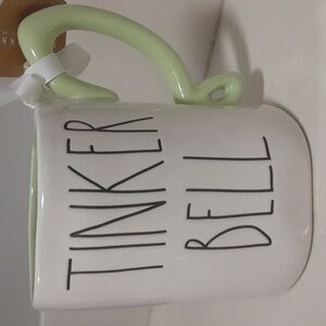 Rae Dunn Tinker Bell Mug Disney Collection. New With Tags